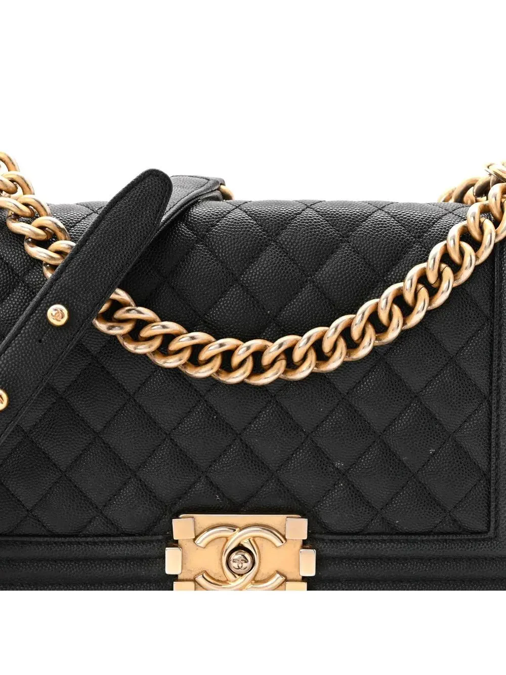 Chanel Caviar Quilted Medium Boy Flap #323654C35B
